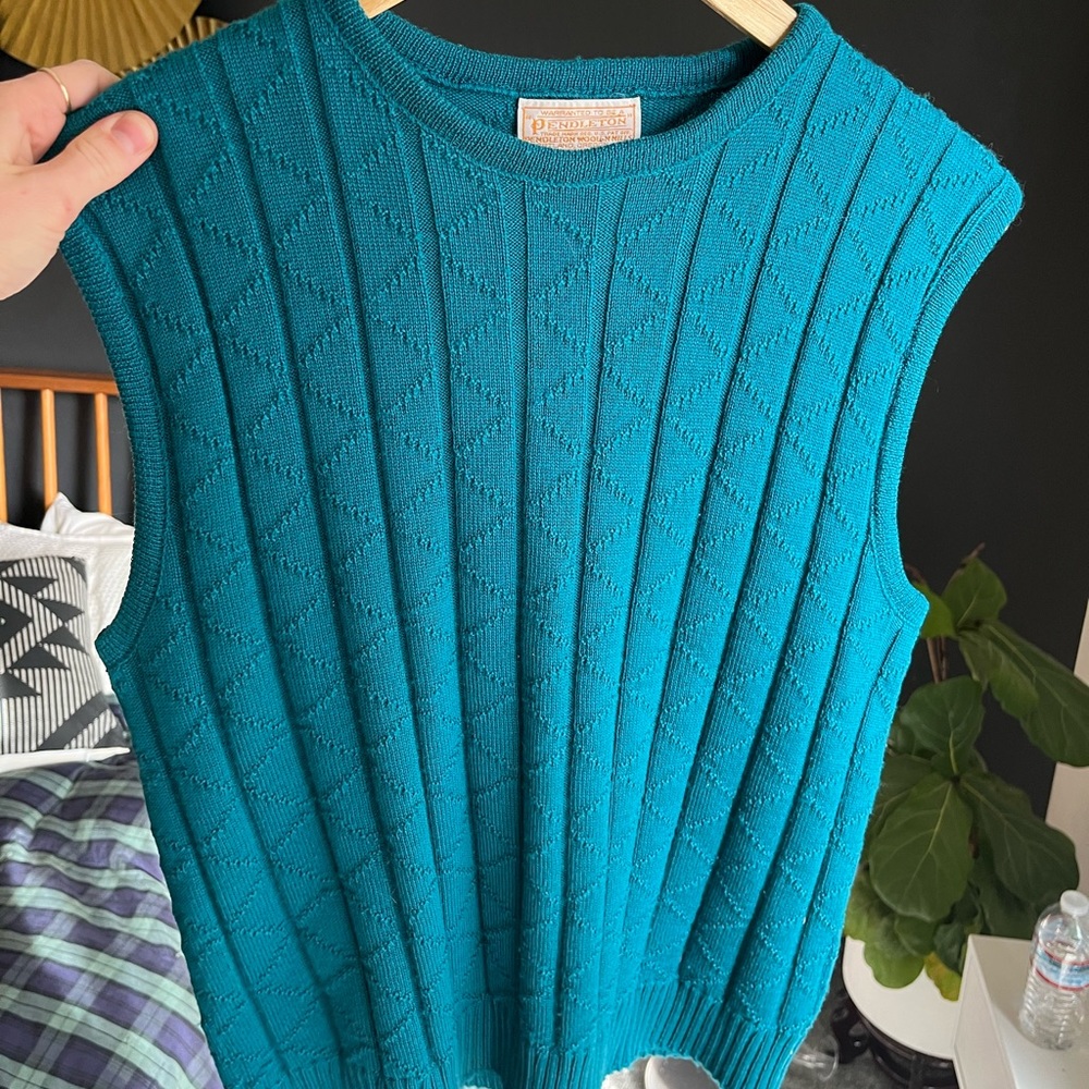 Pendleton Sweater Vest- MADE IN USA